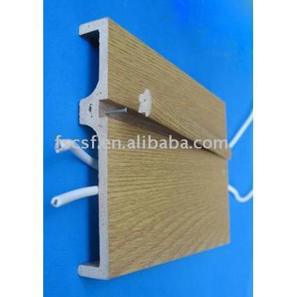 Wood Plastic Laminated Flooring Skirting /Wall Base Board (Дерево Пластик Полы ламинированные Плинтуса / стена базы совет)