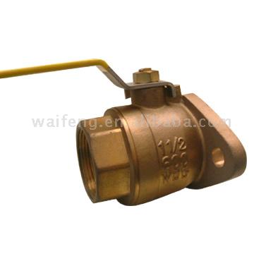  Brass Isolated Flange Ball Valve