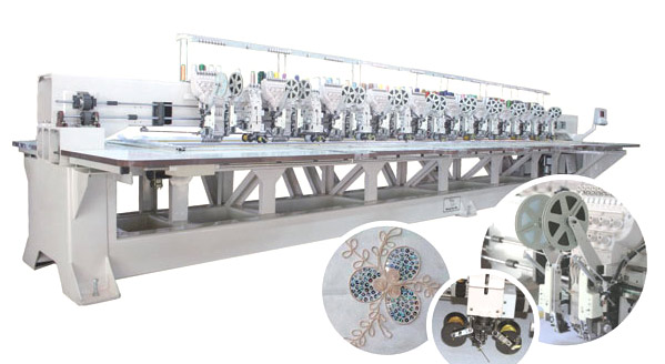  GG-Gold-Spangle Embroidery Machine for Mixed Embroidery