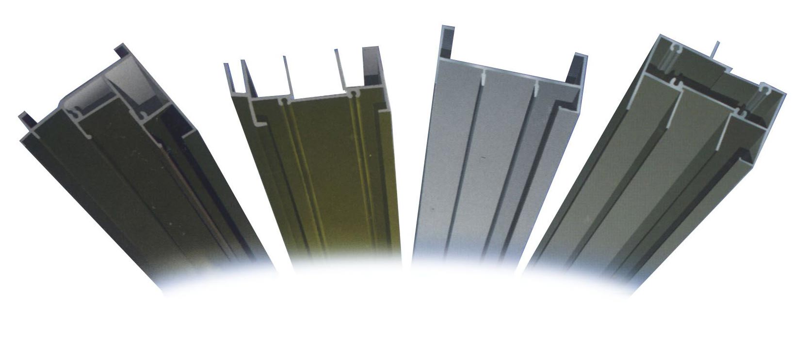  Powder Coated Aluminum Profile (Pulverbeschichtetem Aluminium-Profil)