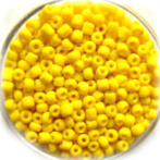  Frosting Yellow Bead
