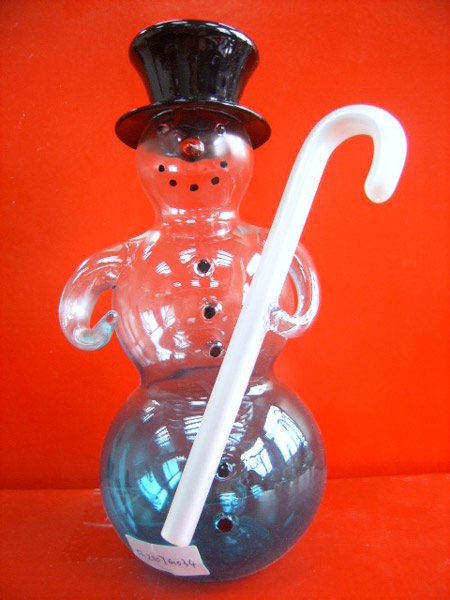  Glass Snowman (Стекло Снеговик)