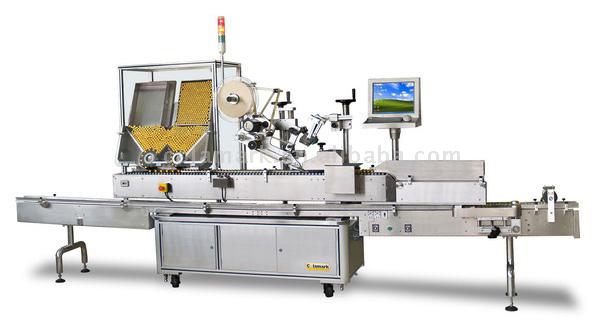  Horizontal Vial Labeling System with Bottle-to-Tray Insertion ( Horizontal Vial Labeling System with Bottle-to-Tray Insertion)