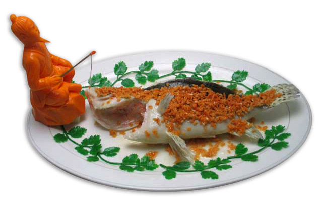  Food Replica (Steamed Fish) (Essen Replica (Gedämpfter Fisch))