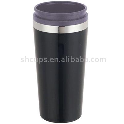  Plastic and S/S Auto Mug (SH109A)