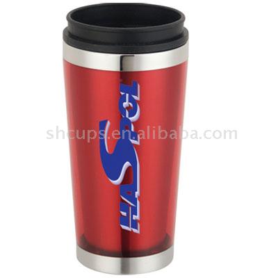  Plastic and S/S Auto Mug (SH111A)