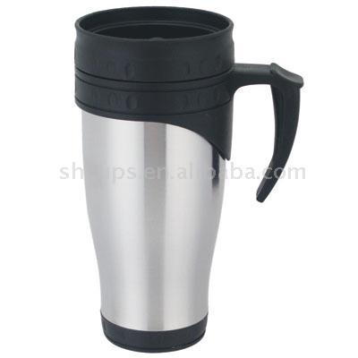  Stainless Steel and Plastic Auto Mug