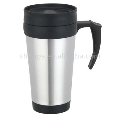  Stainless Steel and Plastic Auto Mug (SH312)