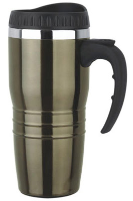  Stainless Steel and Stainless Steel Auto Mug