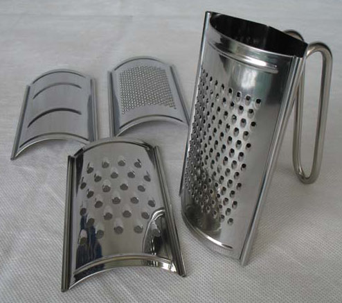  Metal Grater with 4 Slicer Inserts ( Metal Grater with 4 Slicer Inserts)