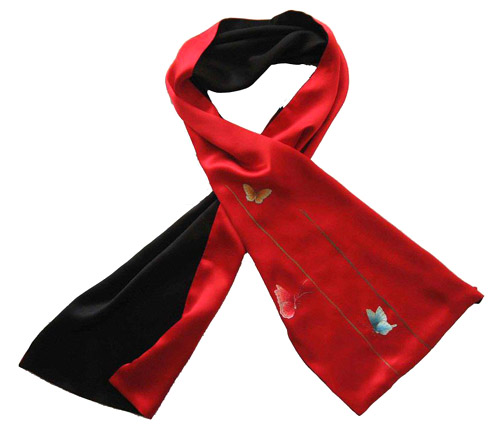  Embroidered Double Scarf (Вышитый Double Шарф)