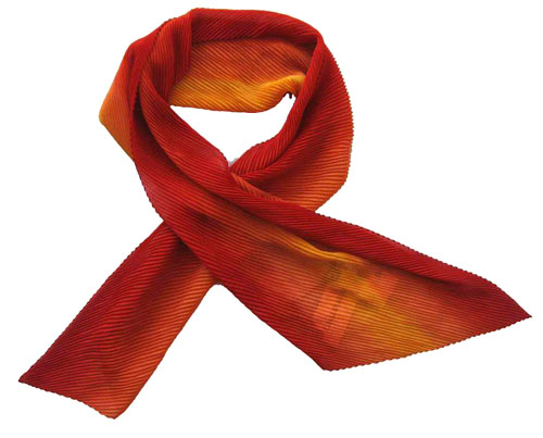  Crinkle Hand-Drawn Scarf (Crinkle dessinées à la main Echarpe)