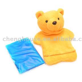  PVC Cold / Hot Pack with Plush Puppet Cover