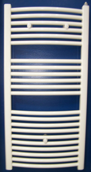  Plastic-Coated Curved Towel Rail Heater (Kunststoffbeschichtete Curved Towel Rail Heizung)