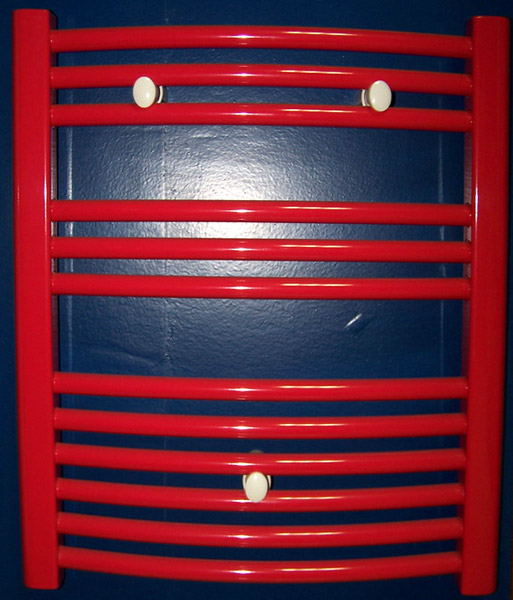  Plastic-Coated Curved Towel Rail Heater (Kunststoffbeschichtete Curved Towel Rail Heizung)