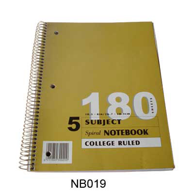 Spiral Subject Notebook (Спираль Subject ноутбуков)