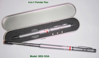  4-In-1 Pointer Pen (4-In-1 Pointer Pen)
