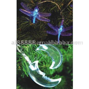  LED Dragonfly / Crescent Lighting Chain (Светодиодные Dragonfly / Полумесяца освещения Сеть)
