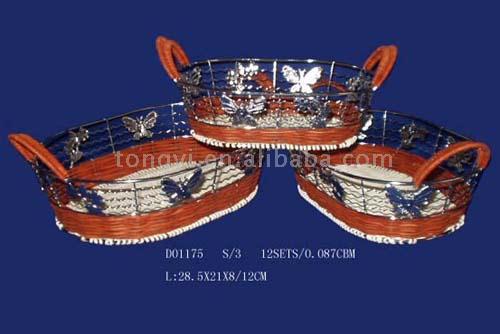  Oval Metal Basket ( Oval Metal Basket)