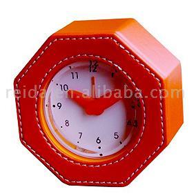  Leather Clock
