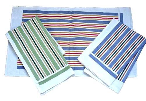  Cotton Printed Tea Towel (Coton Imprimé Torchon)