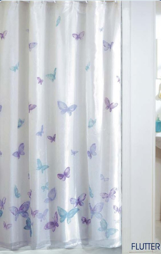  Butterfly Shower Curtain ( Butterfly Shower Curtain)