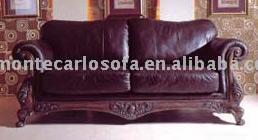  Classical Leather Sofa (Классическая кожа диван)