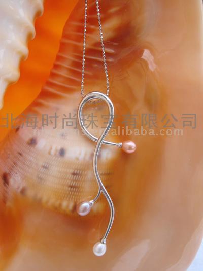  Pearl Pendant Necklace 1034 (Кулон Ожерелье Pearl 1034)