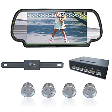  Car Rearview TFT LCD Monitor with Parking Sensor System ( Car Rearview TFT LCD Monitor with Parking Sensor System)