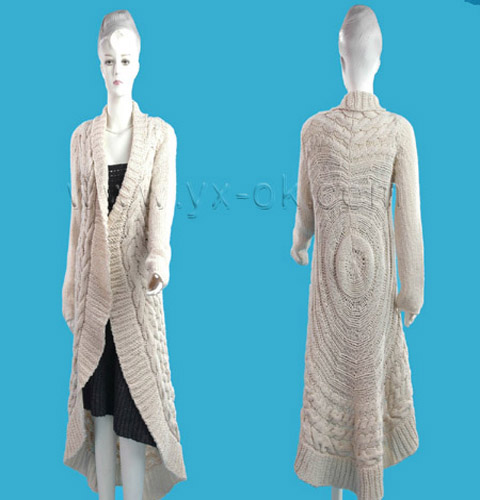  Ladies` Crochet Coat
