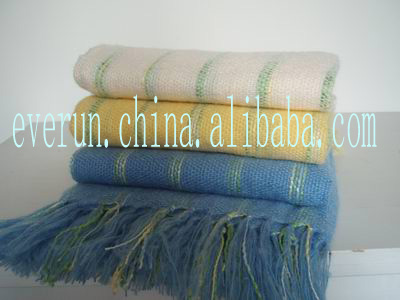  Stripe Mohair Throw (Stripe Mohair Throw)