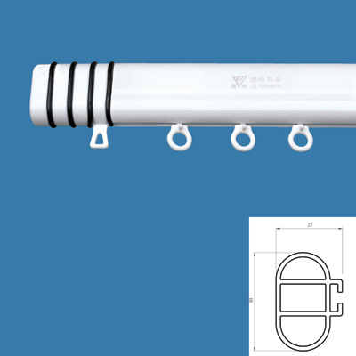  Nano Non-Noise Plastic Curtain Track (Nano bruit non en plastique Curtain Track)