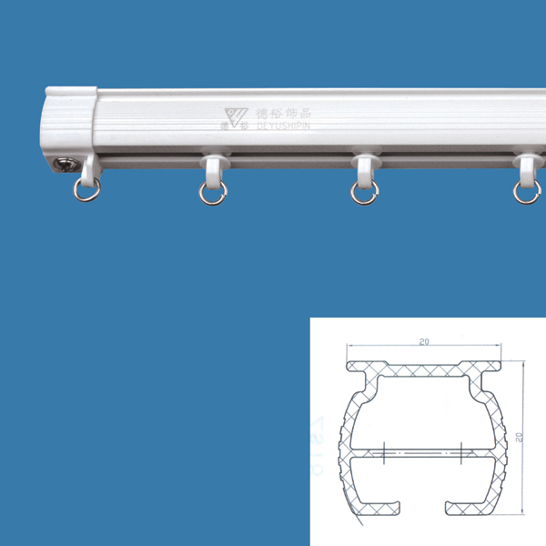 Non-Noise Plastic Curtain Track (Bruit non en plastique Curtain Track)