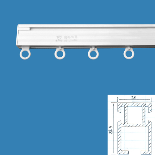 Non-Noise Plastic Curtain Track (Non-Noise Plastikvorhang Track)