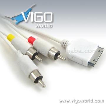  RCA Audio/Video AV Cable for Creative Zen (RCA аудио / видео кабель AV для Creative Zen)