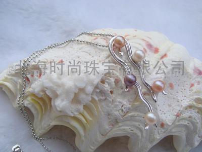  Pearl Pendent Necklace (1030) (Pearl Кулон Колье (1030))