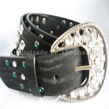  Belt Decorated with Metal and Knitting (Награжден пояса с металлическими и вязание)