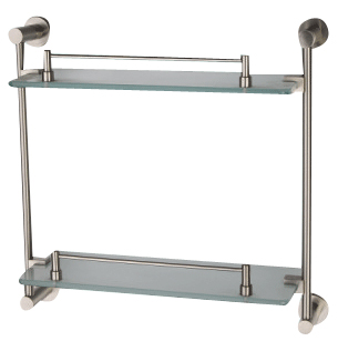  Double-Layer Glass Shelf ( Double-Layer Glass Shelf)