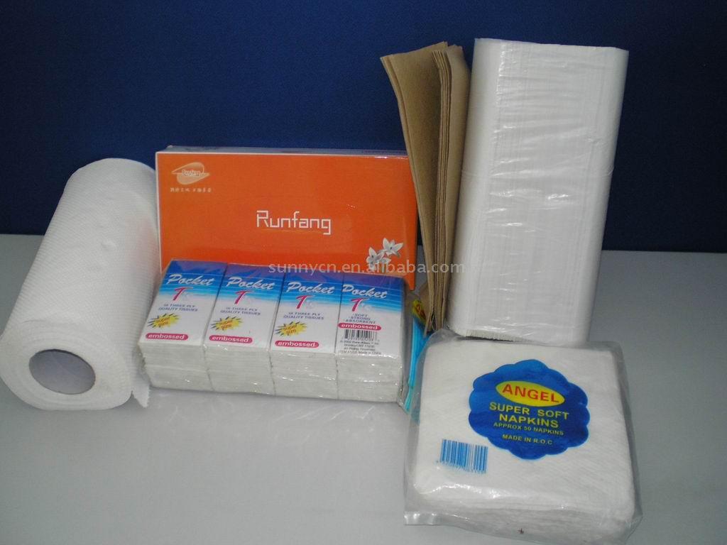 Facial Tissue, Napkin, Hand Towel, Pocket Tissue (Салфетки для лица, салфетки, полотенце для рук, Pocket ткани)