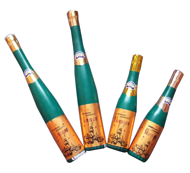  Champagne Bottle Shaped Confetti Cannon
