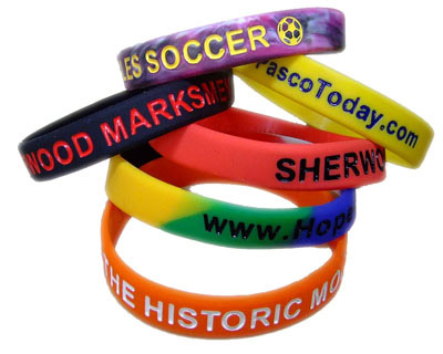  Color Silicone Wristband (Couleur bracelet en silicone)