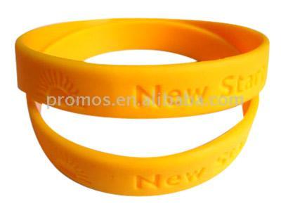  Solid Debossed Silicone Wristband ( Solid Debossed Silicone Wristband)