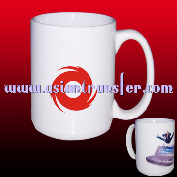  Large White Coated Mug (Крупная белая покрытием Кружка)