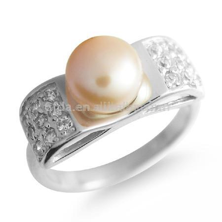 925 Sterling Sliver Pearl Ring (925 Sterling Щепка Pearl Ring)