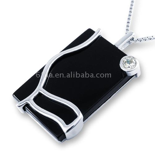  925 Sterling Silver Agate Pendant ( 925 Sterling Silver Agate Pendant)