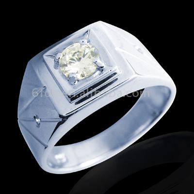  925 Sterling Silver Zircon Ring