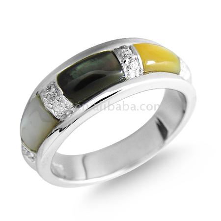  925 Sterling Silver Shell Ring (925 Серебрянные Shell кольцо)