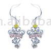  925 Sterling Silver Crystal Earrings (925 Sterling Silver Crystal Boucles d`oreilles)
