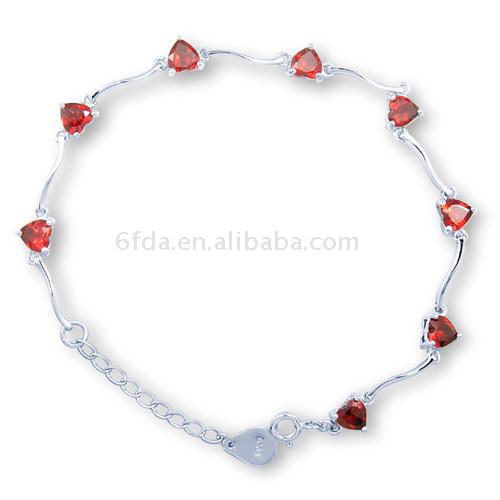  925 Sterling Silver Zircon Bracelets ( 925 Sterling Silver Zircon Bracelets)