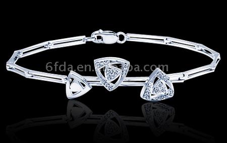  18K Gold Diamond Bracelet (18K Gold Diamond Bracelet)